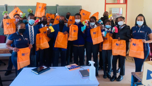 Palapye Branch Donates Sanitary Items to Lotsane and Palapye Junior students.